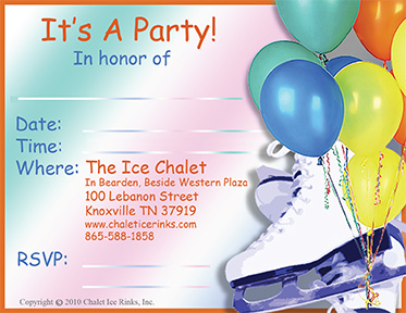 Birthday invitation sample