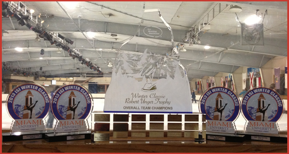 Ice Chalet team trophy display
