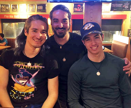 Adam Austin and Aaron Blake together