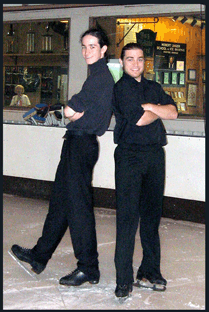 Labotka (right) and Adam Blake both joined the cast of Disney On Ice in 2006 and 2007.