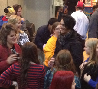 Austin Blake meets his adoring fans after a show