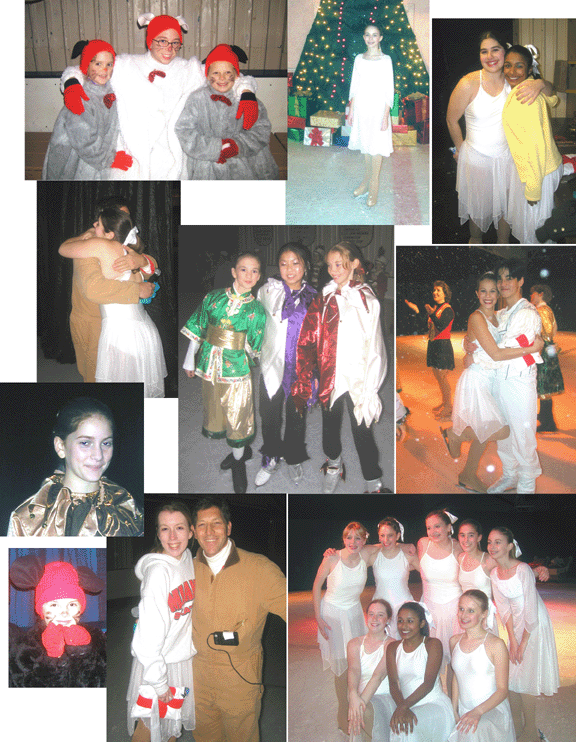 Collage of selected photos from nutcracker