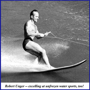 Robert Unger water skiing